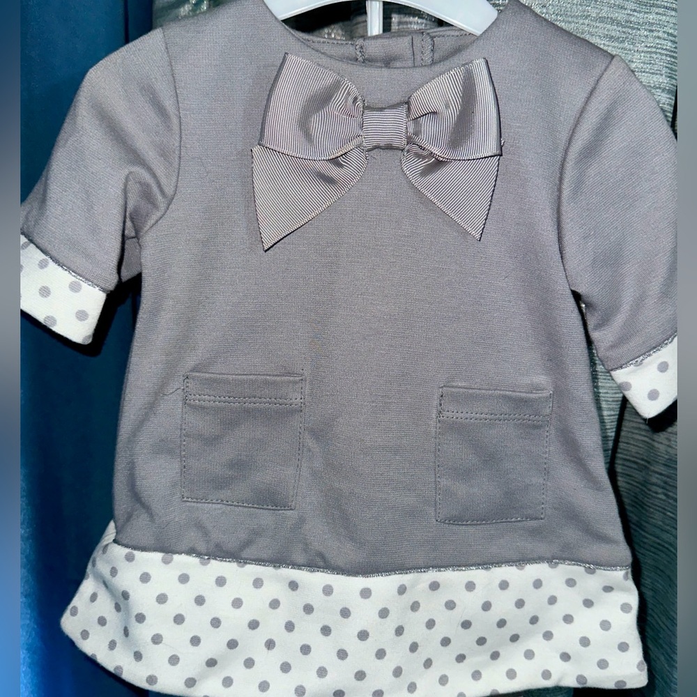 Jillian’s Closet 2 Piece Long Sleeve Pant Set 0-3 Months Baby Girl